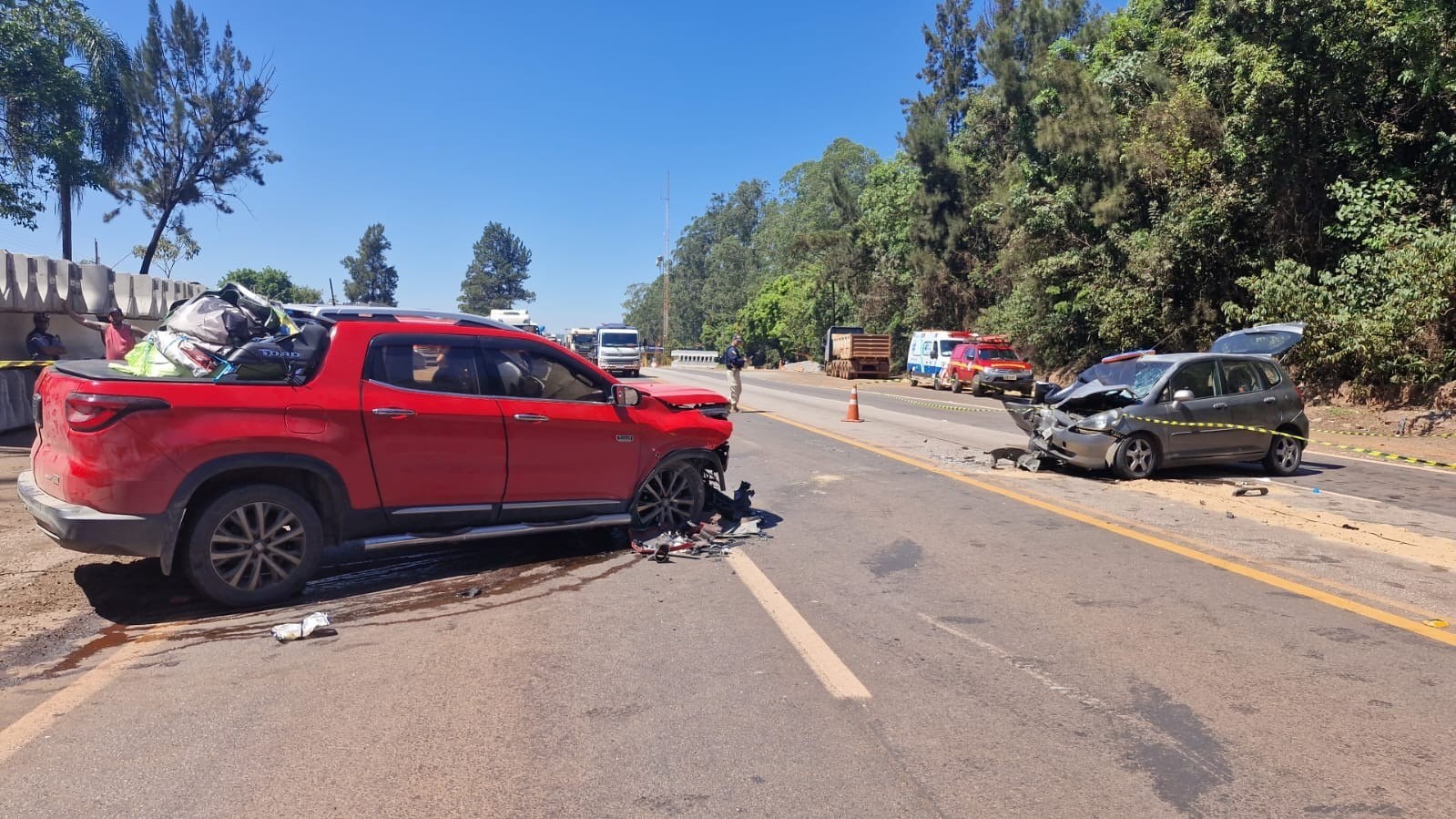 Acidente deixa uma pessoa morta na BR-040, em Congonhas