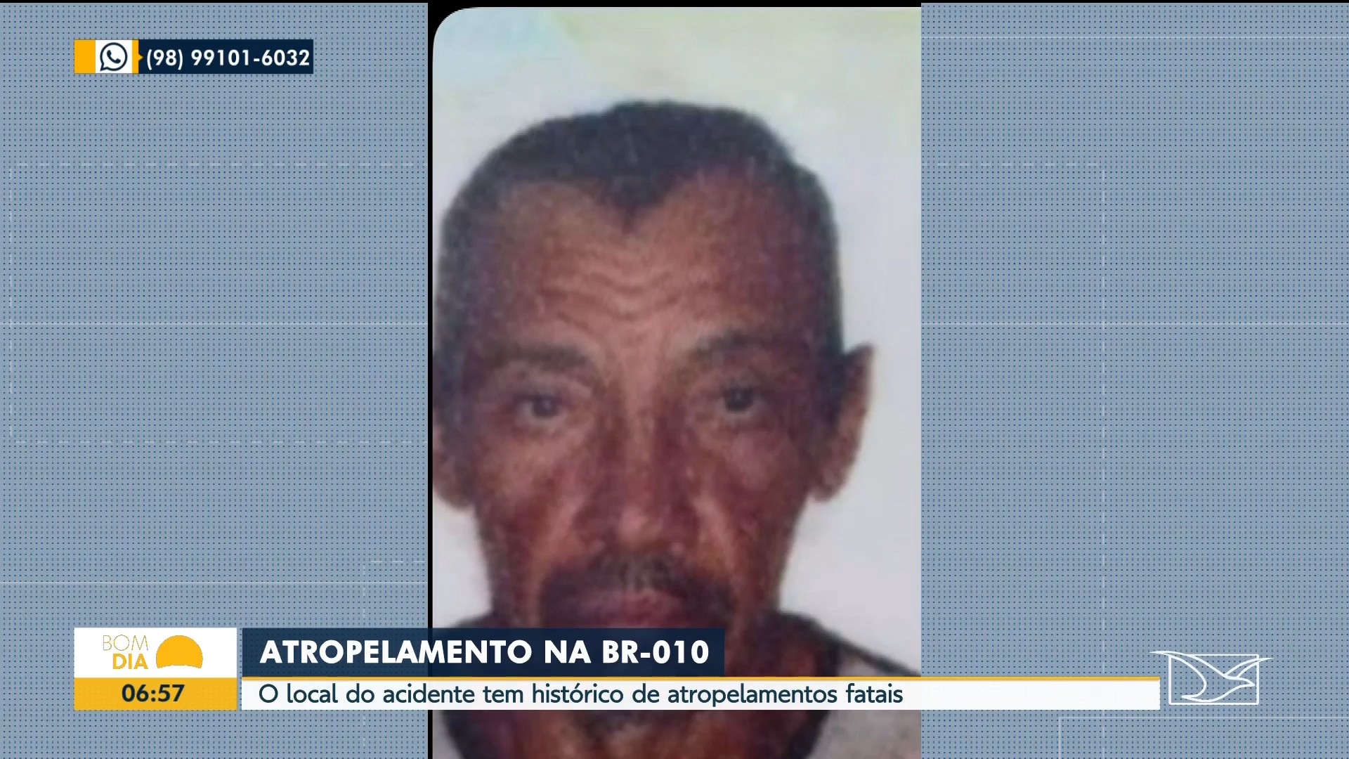 Ciclista morre após ser atropelado na BR-010, em Imperatriz