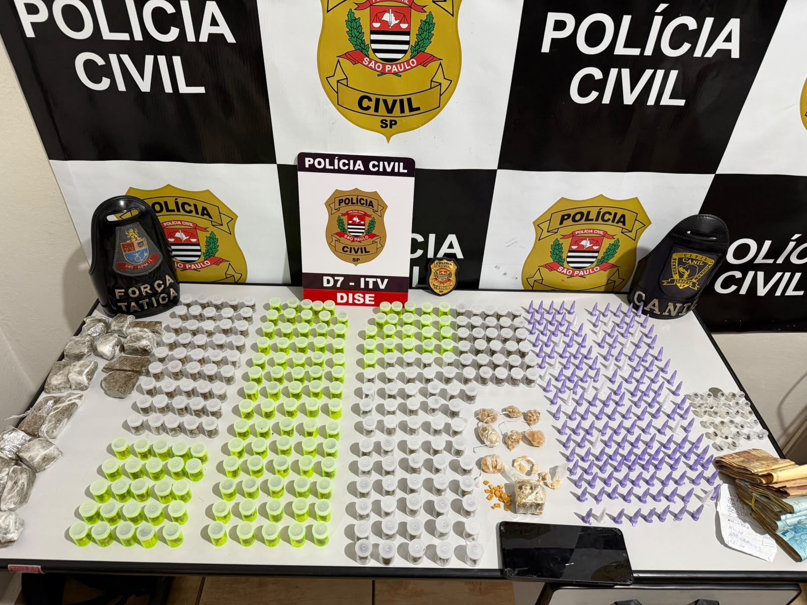 Homem é preso por suspeita de homicídio durante operação contra o tráfico em Itapeva