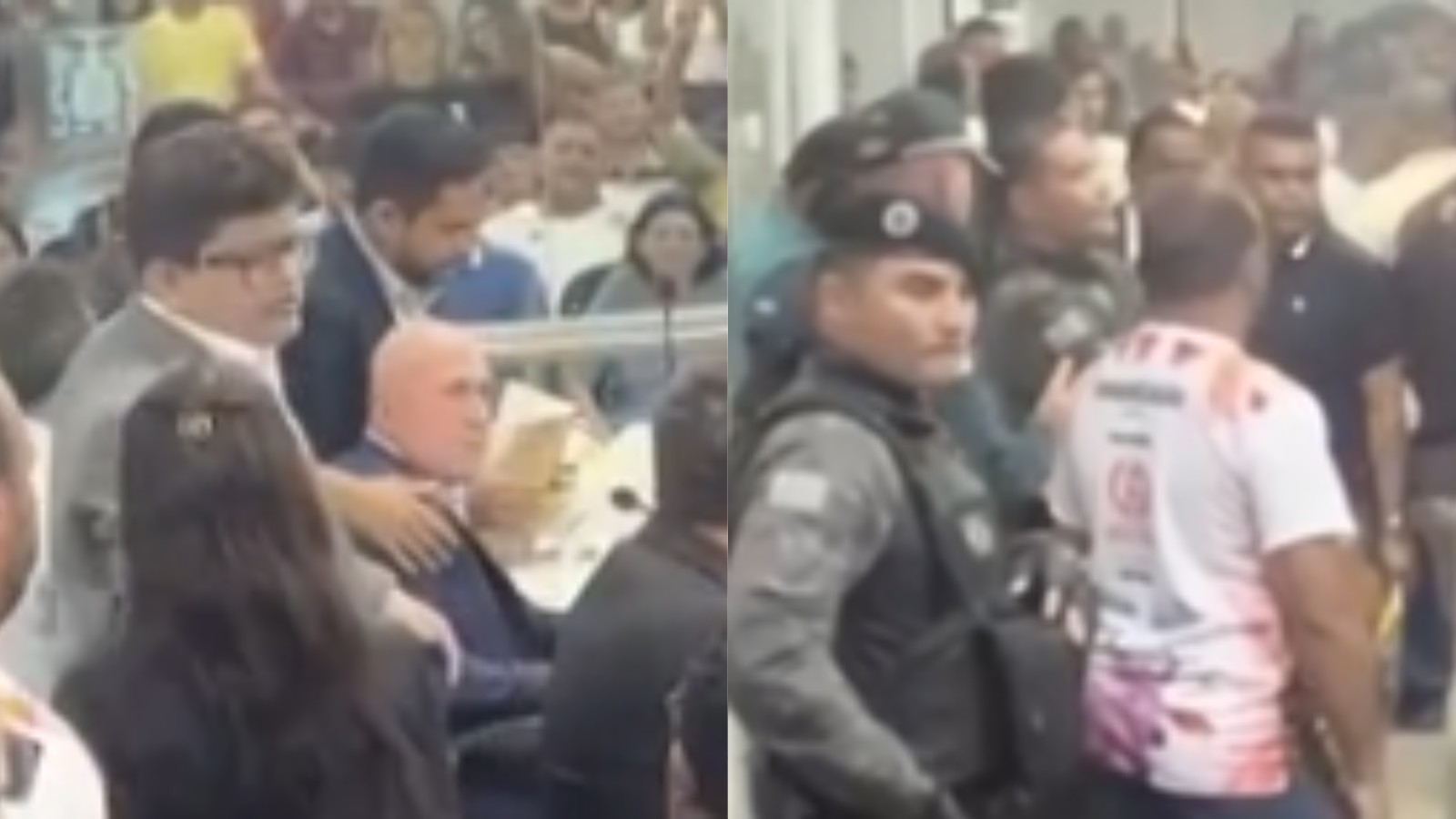 Discussão entre vereadores interrompe eleição na Câmara de Parnaíba e PM é acionada; vídeo