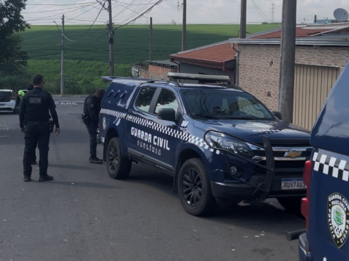 Homem agride e rouba ex-companheira, instiga pit bulls contra guarda e é preso em Paulínia