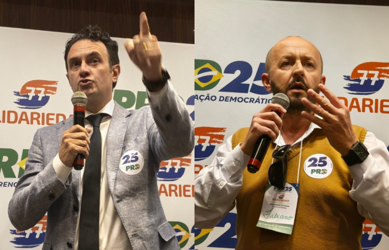 Federação PRD-Solidariedade lança Jeferson Rocha e Fabiano Silva como candidatos ao Senado por Santa Catarina