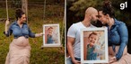 Casal é surpreendido por gestação dois anos após perder a primeira filha — Foto: Arquivo Pessoal