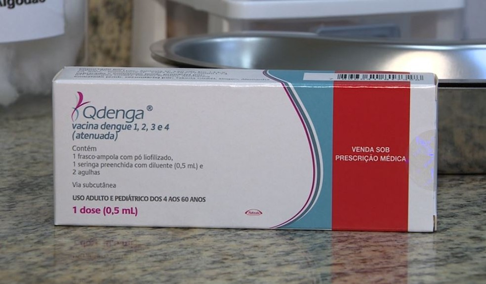Vacina contra a dengue Qdenga foi aprovada pela Anvisa — Foto: Reprodução EPTV
