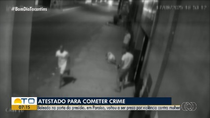 Detento baleado na porta de presídio volta a ser preso por violência contra ex-mulher