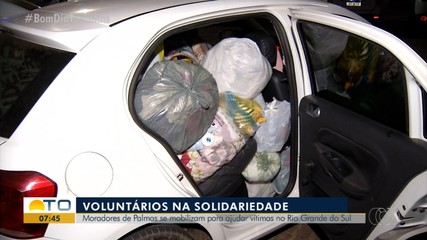 Moradores de Palmas se mobilizam de vários formas para ajuda vítimas no RS