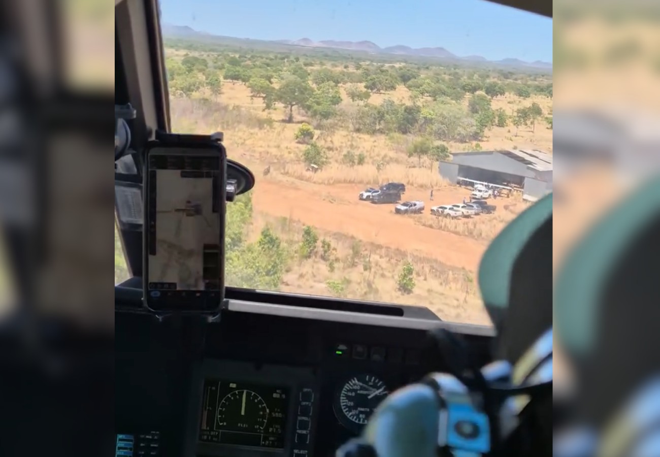 Veja imagens da pista clandestina onde pousou aeronave recheada de cocaína no sudeste do Tocantins