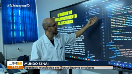 Estudantes participam de workshop do Senai em Gurupi