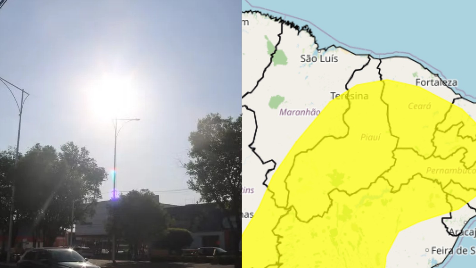 Umidade do ar pode cair a 20% em mais de 200 cidades do PI nesta quinta (1º), alerta Inmet