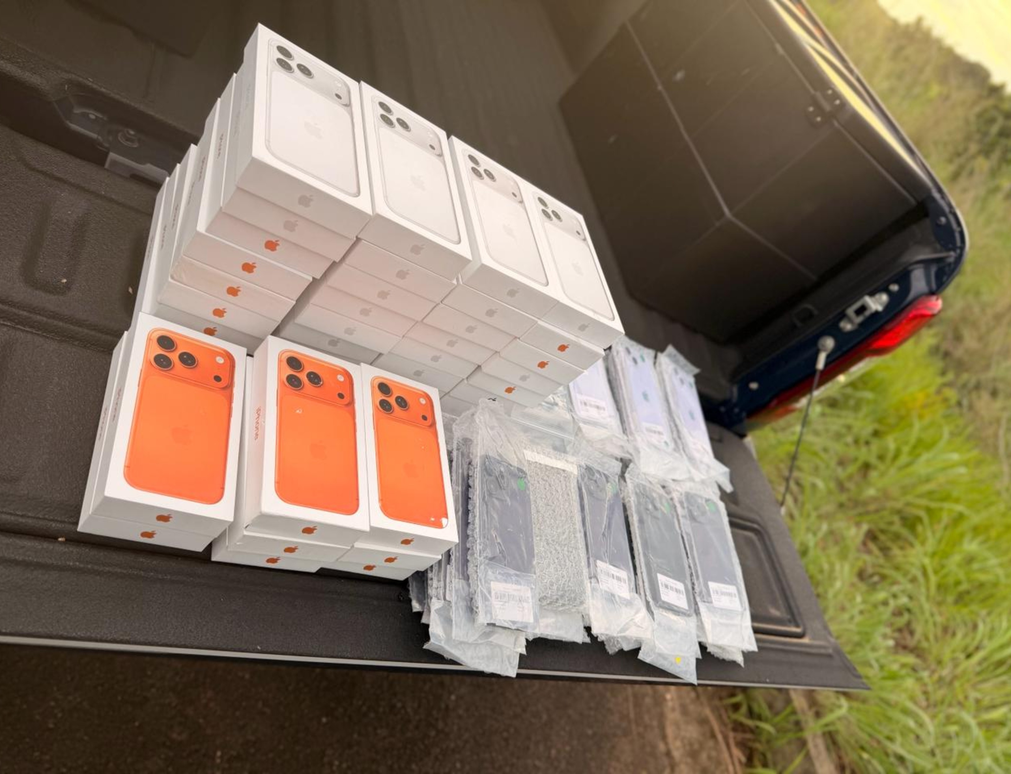 PRF prende jovem com 89 iPhones avaliados em R$ 650 mil em rodovia de Roraima