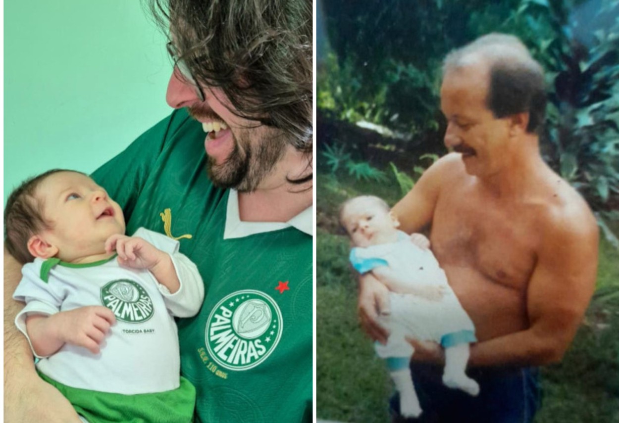 'Ele só esperava ela nascer’: desenhista vira pai e perde o avô que o criou um dia depois do nascimento da filha