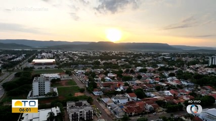 Drone sobrevoa e mostra imagens aéreas de Palmas na manhã desta segunda-feira (15)
