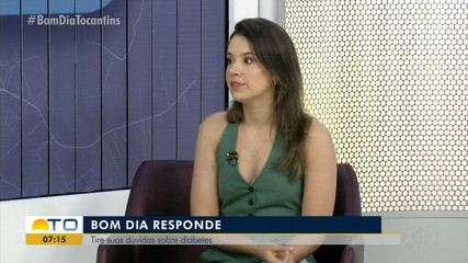Médica explica tipos de diabetes no Bom Dia Responde