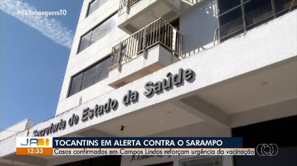 Casos de sarampo deixam tocantinenses em alerta