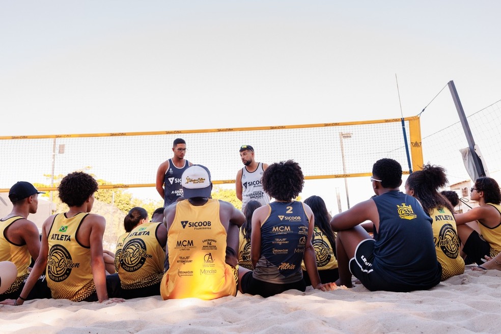 Muitos começaram como aluno, hoje atuam como professores. — Foto: Anderson Pires.