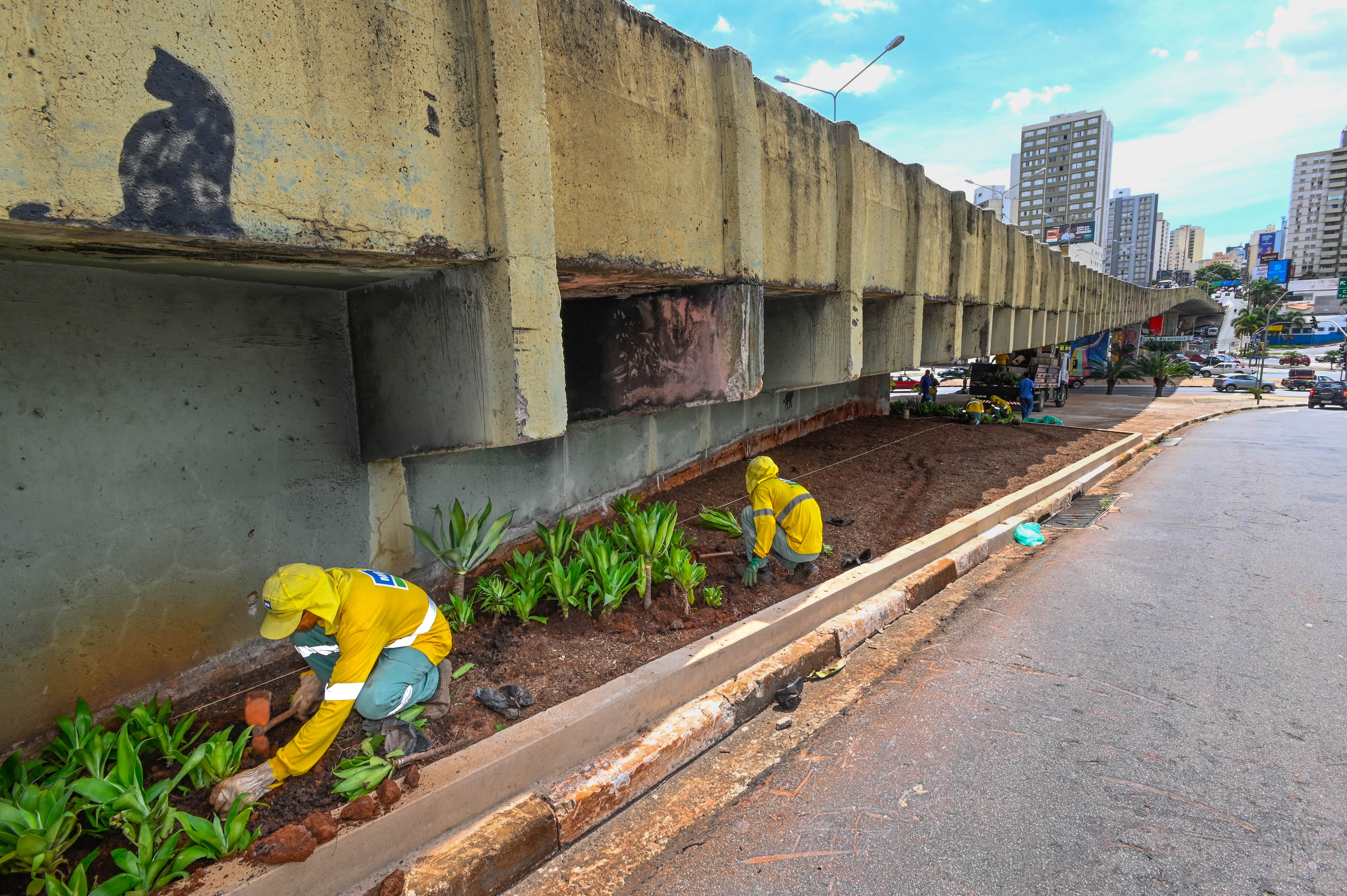 Após 32 anos, Campinas retira pedras usadas para evitar moradores em situação de rua no Viaduto Laurão