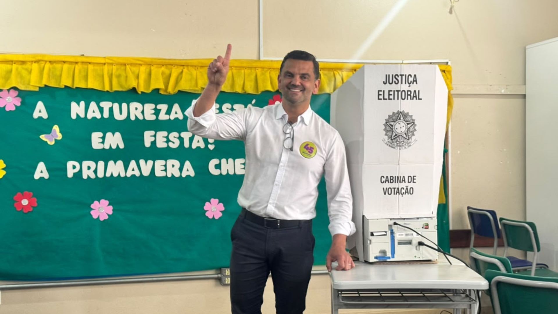 Marcelo Maranata (PSDB) vota em Guaíba