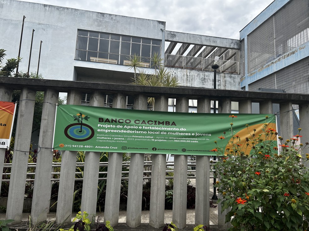 Banco Cacimba na Uni-diversidade da Quebrada — Foto: Aline Freitas/g1