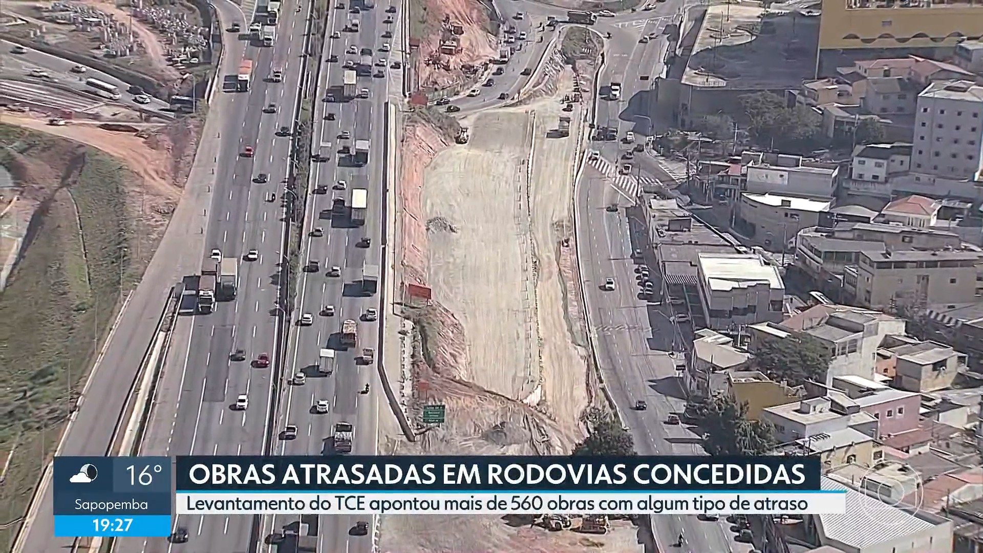 Levantamento do TCE aponta mais de 560 obras atrasadas em rodovias concedidas em SP