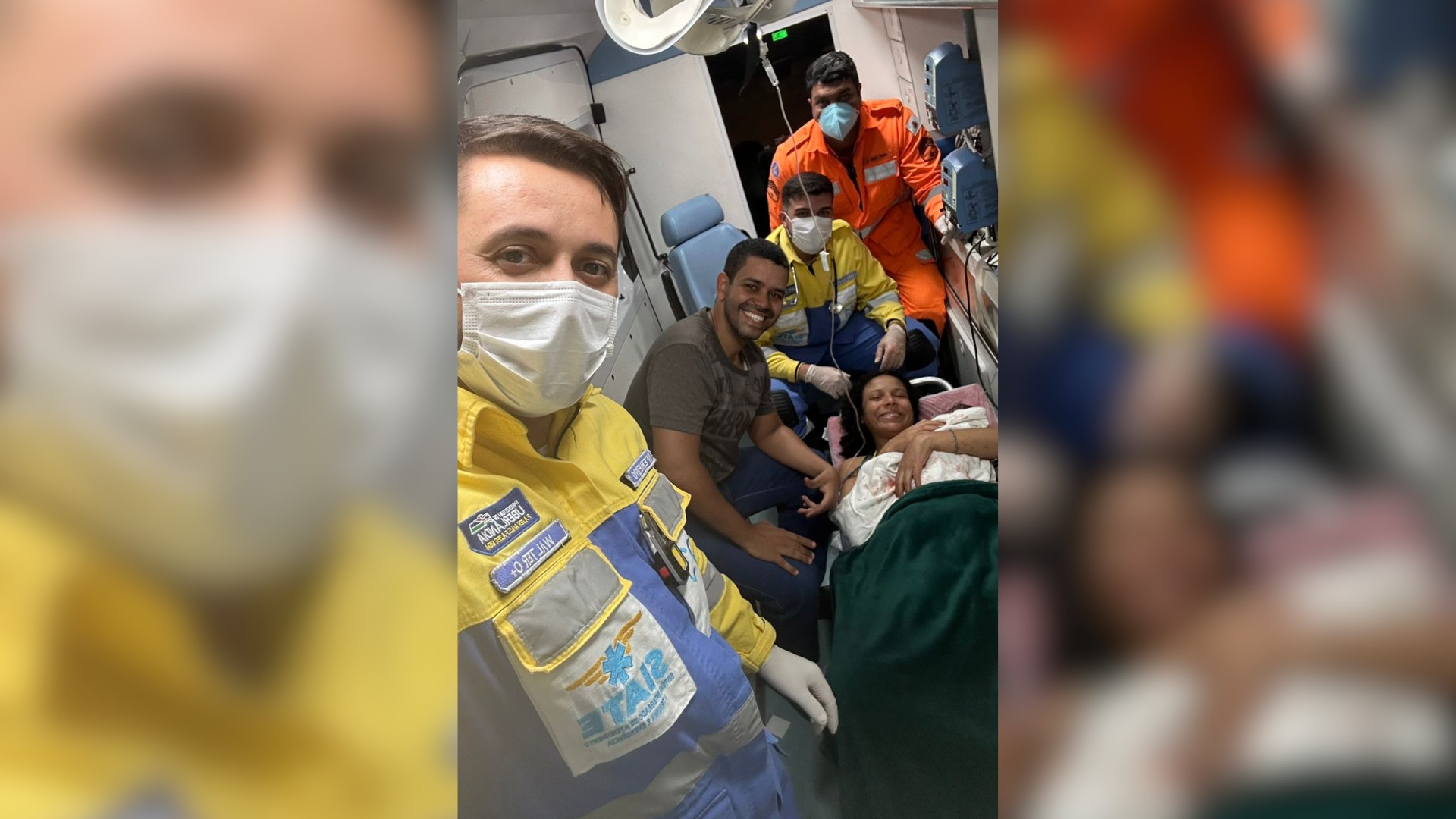 Bebê nasce dentro de viatura do Corpo de Bombeiros em Uberlândia