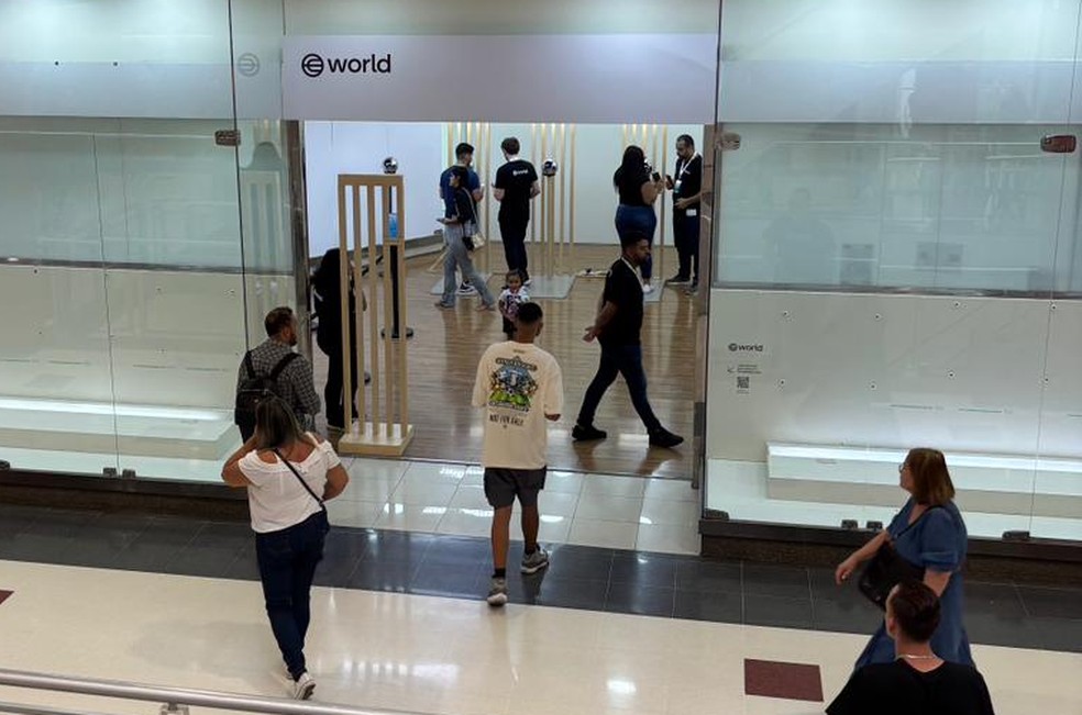 Loja da World no Shopping Boulervard Tatuapé, na Zona Leste de São Paulo — Foto: Darlan Helder/g1