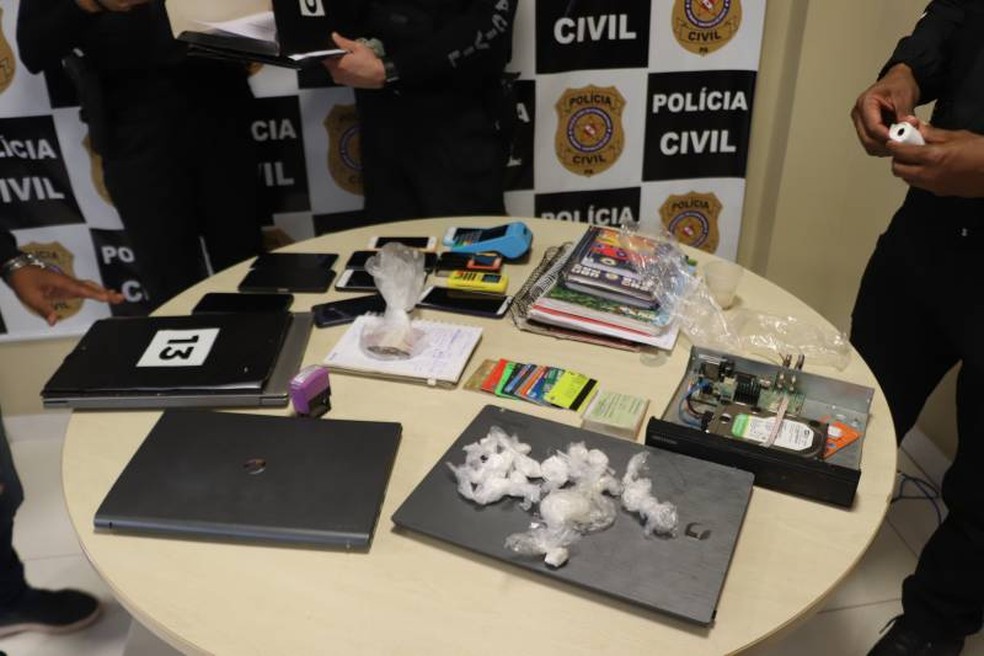 Material apreendido pela polícia durante operação no Pará — Foto: Talison Lima | PC
