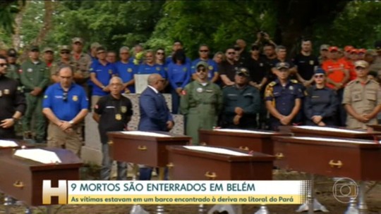PF confirmou que não havia crianças entre os mortos que estavam em barco encontrado à deviva no Pará - Programa: Jornal Hoje 