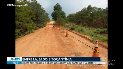 Rodovia entre Lajeado e Tocantínia passa por reparos