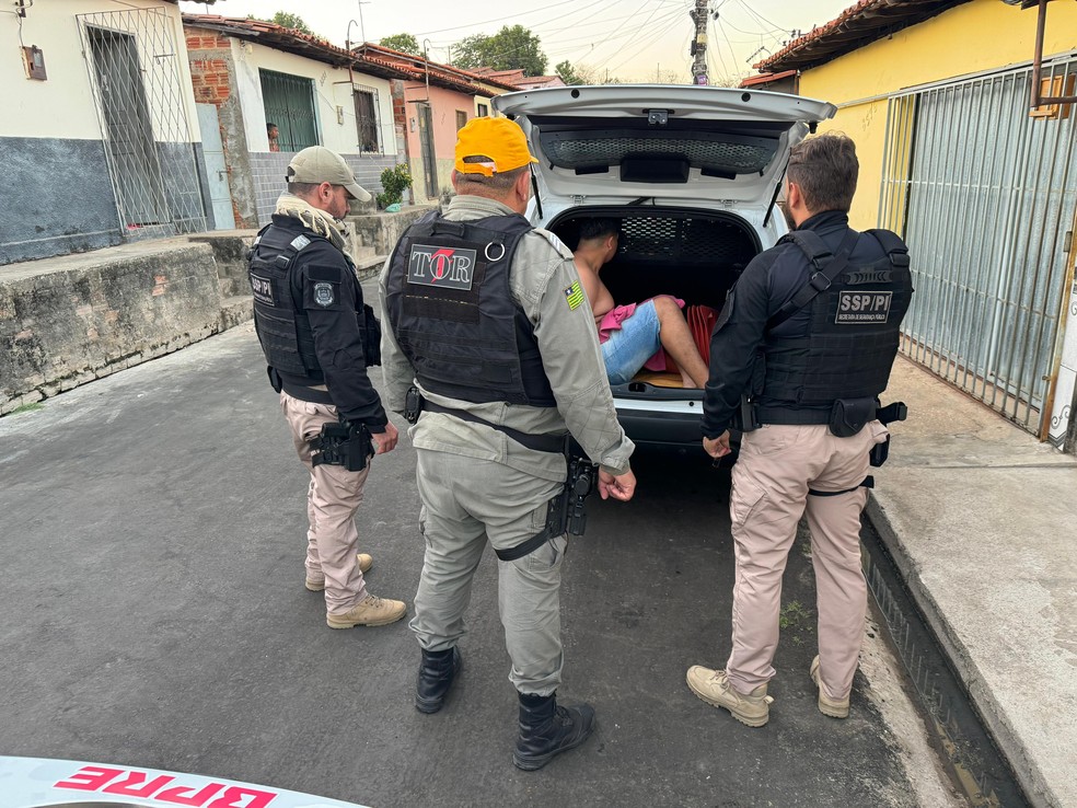 Influenciadores que faziam lives com disputas de 'grau' e rolezinhos no PI são presos — Foto: Divulgação/SSP-PI