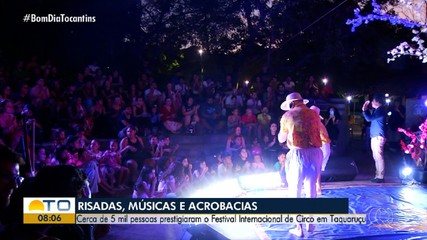 Risadas, músicas e acrobacias marcam encerramento da programação do Festival de Circo