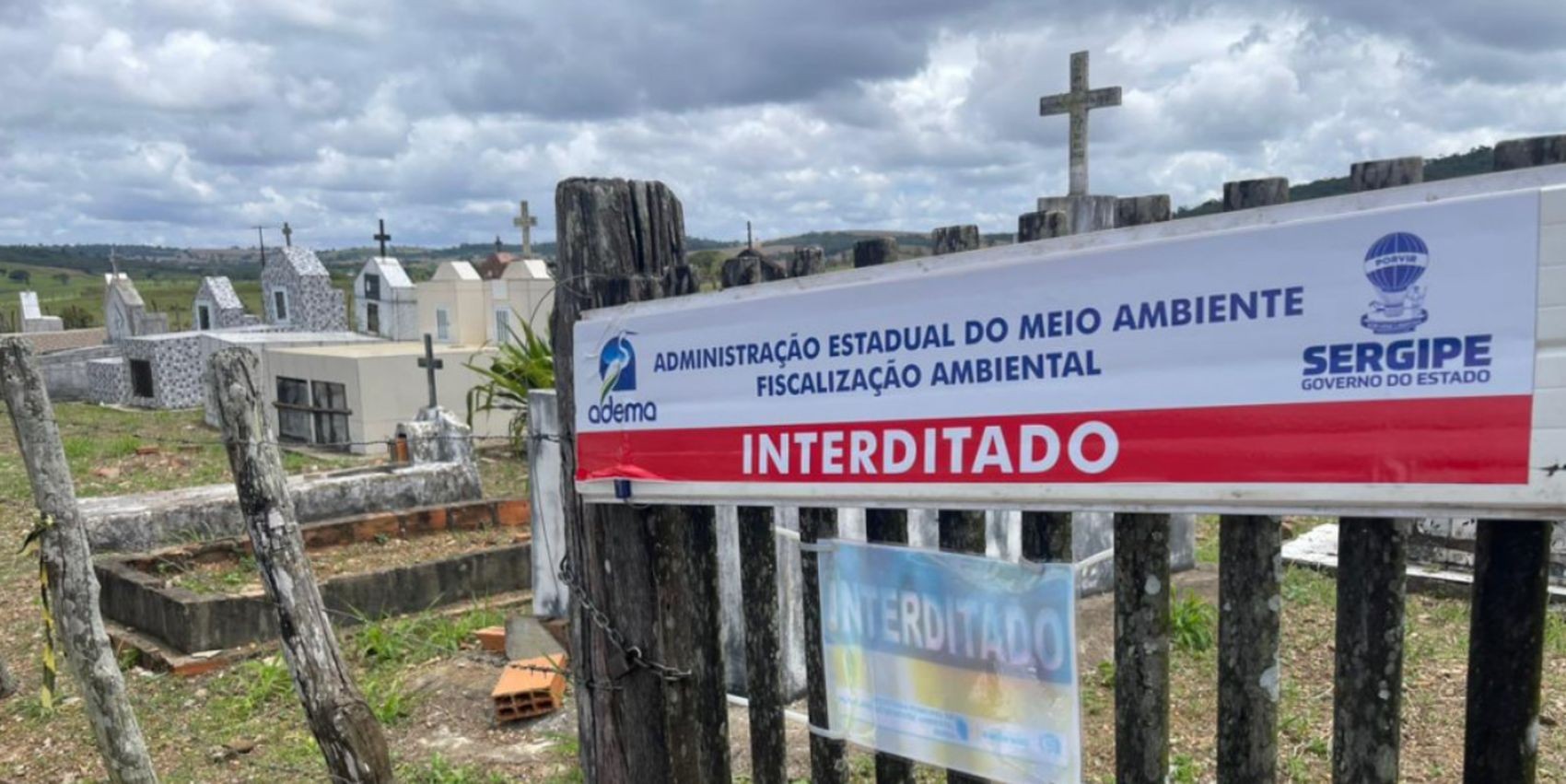 Cemitério de Povoado de Simão Dias é interditado
