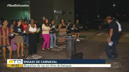 Integrantes de bloquinhos de rua começam ensaios para comemorar carnaval em Palmas