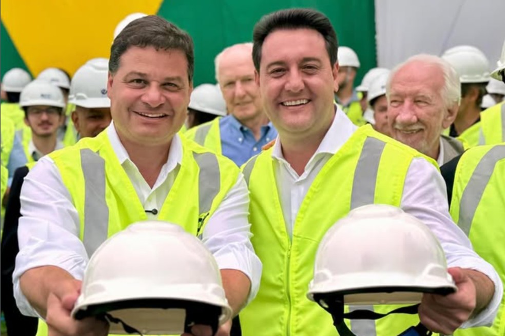 Sandro Alex e Ratinho Junior &mdash; Foto: Redes Sociais