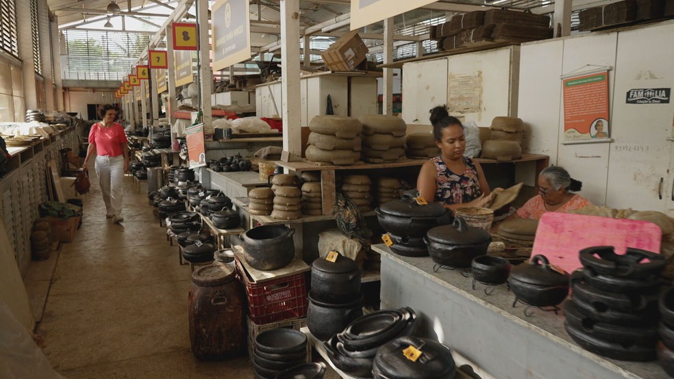 Globo Repórter conhece as famosas panelas de barro em Goiabeiras Velha (ES) — Foto: Reprodução/TV Globo