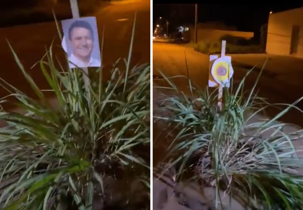 Protesto feito por moradores em Palmas — Foto: Reprodução/ Tu Viu Palmas