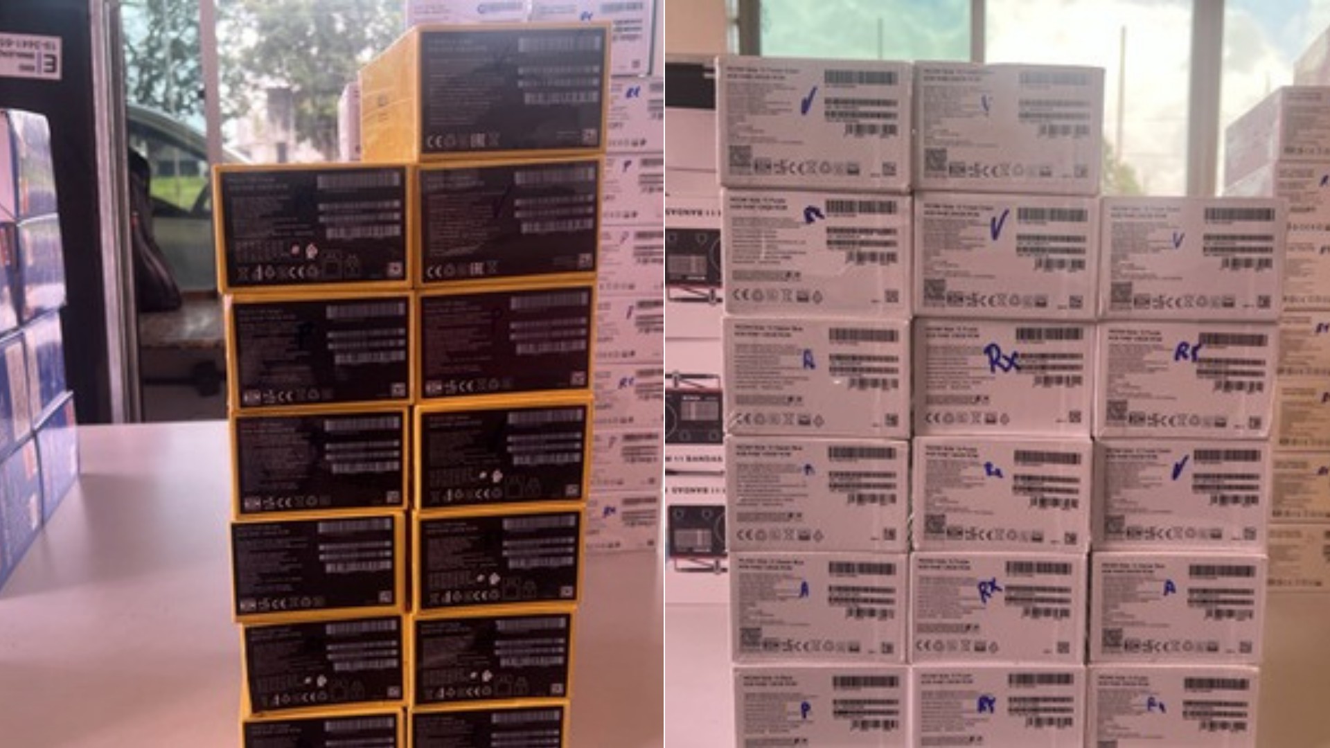 PRF apreende carga com 210 celulares e 10 rádios sem nota fiscal na BR-222, em Itapecuru-Mirim