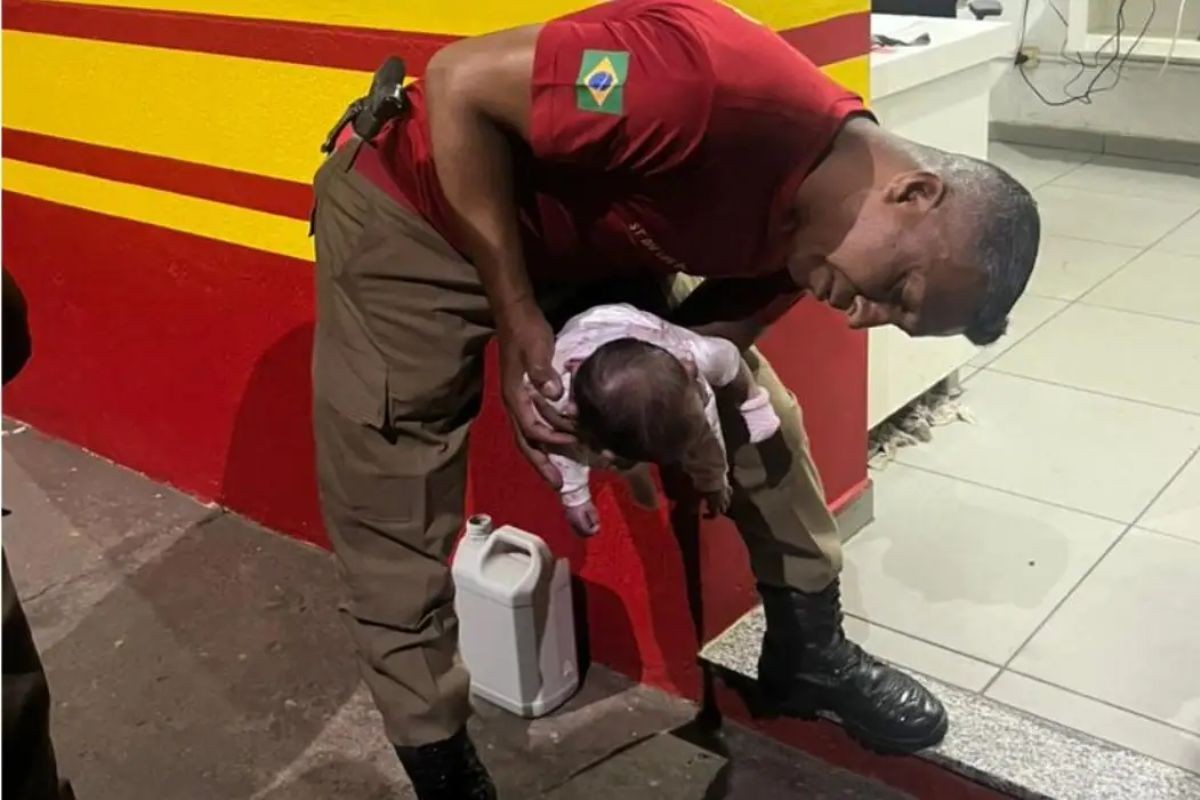 Bebê de um mês é salva por bombeiros após engasgar em Aquidauana (MS)