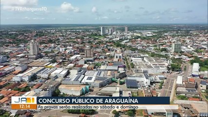 Provas do concurso público da Prefeitura de Araguaína acontece neste fim de semana