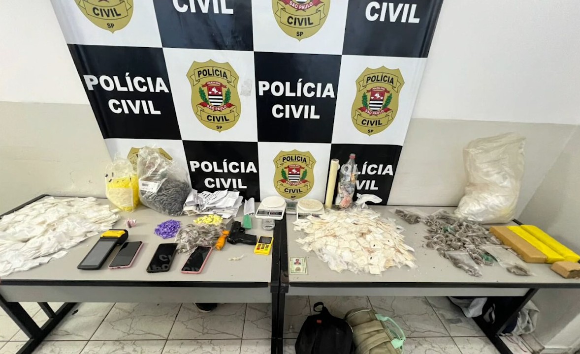 Três pessoas são presas em operação contra o tráfico de drogas em Bragança Paulista