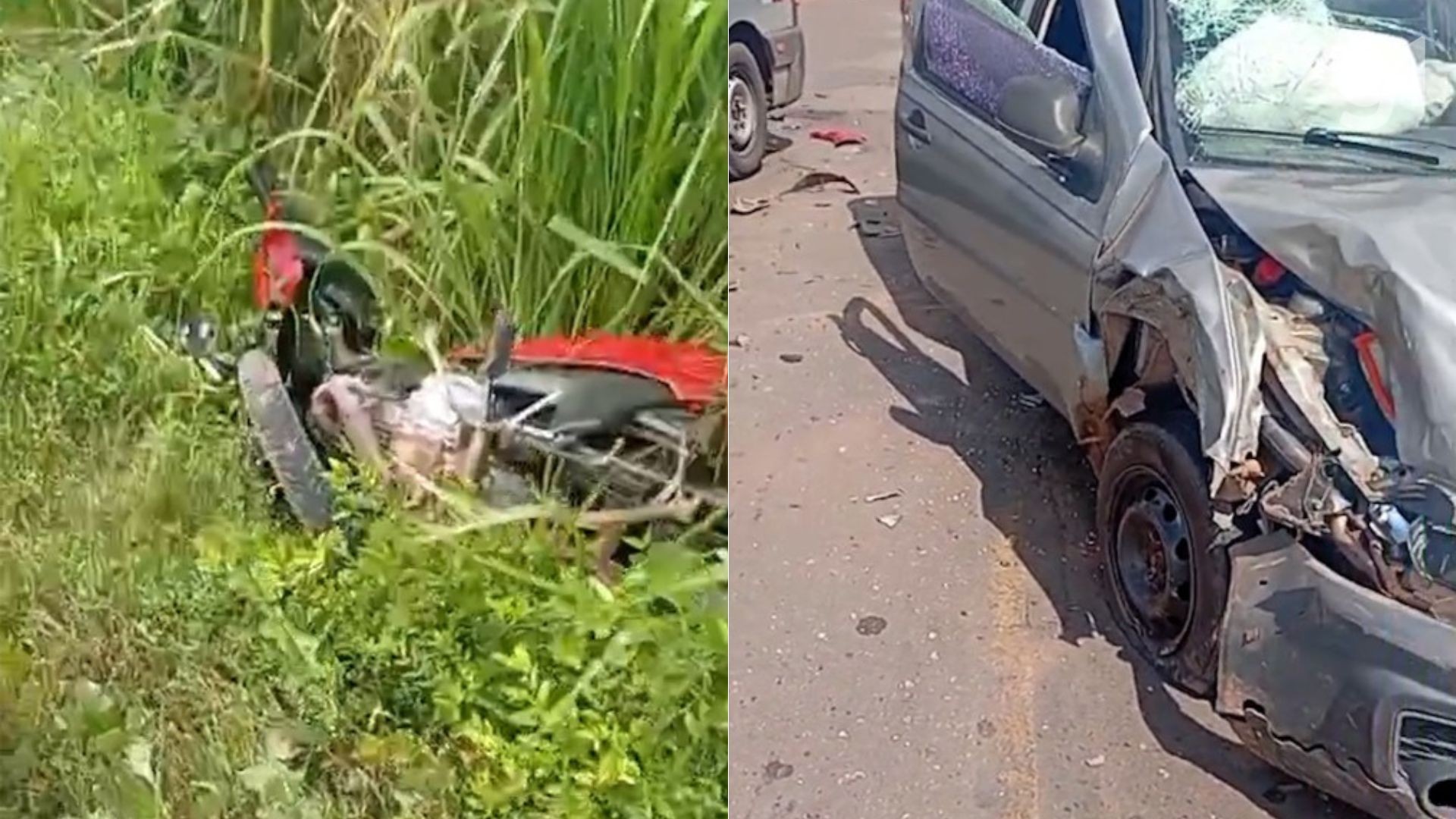 Motociclista fica gravemente ferido após colisão com picape em Coelho Neto, no MA 