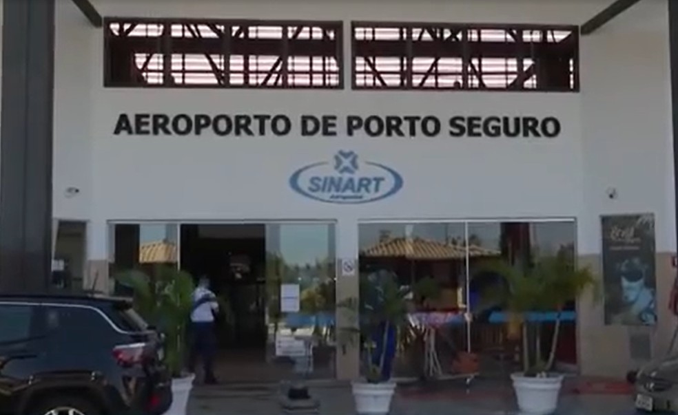 Vítima trabalhava como agente no aeroporto de Porto Seguro — Foto: Reprodução/TV Bahia
