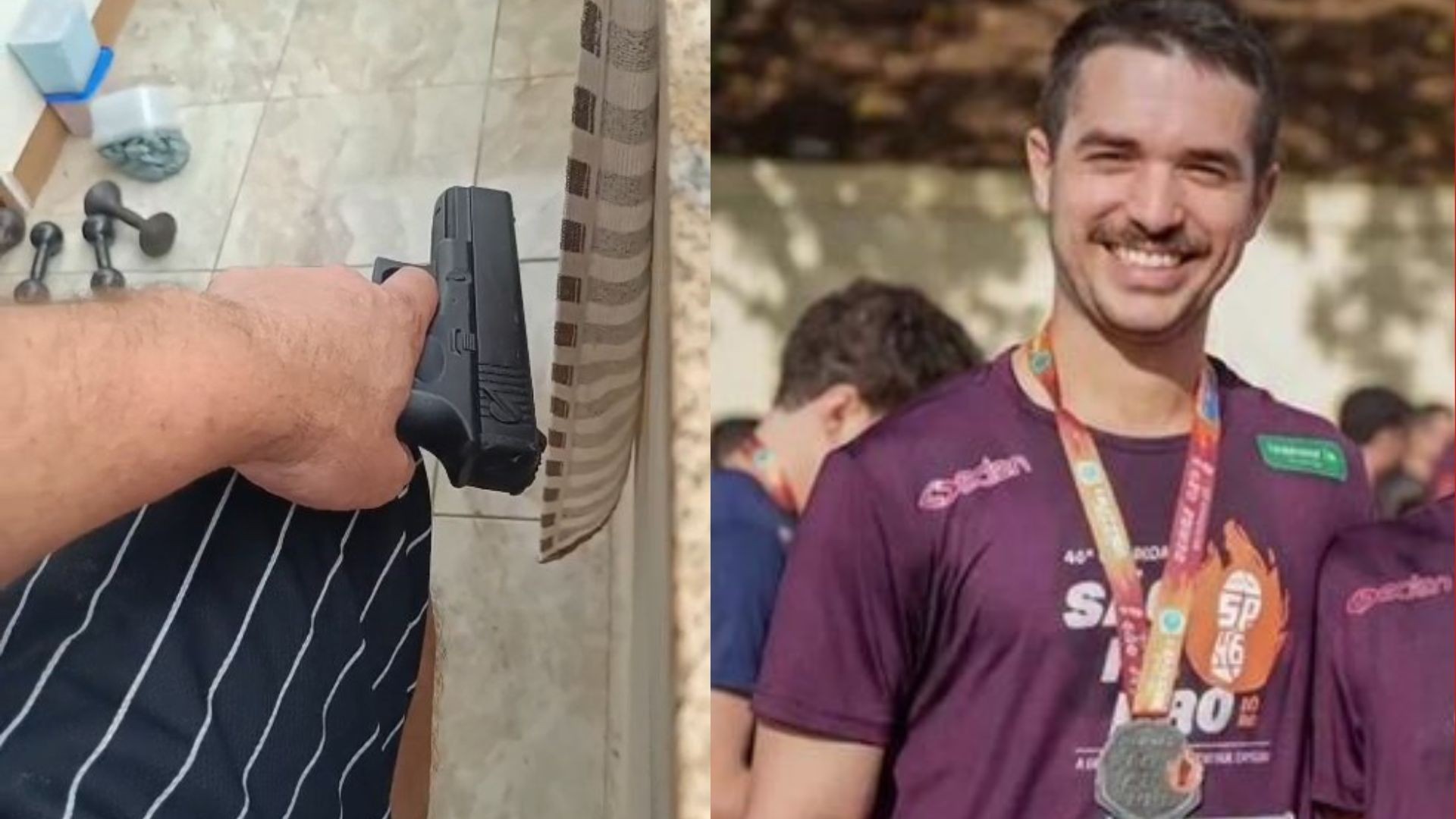 Homem é detido após gravar vídeo com arma falsa durante socorro de PM morto em serviço no ES: 'Se brotar do lado de cá, tomam também'