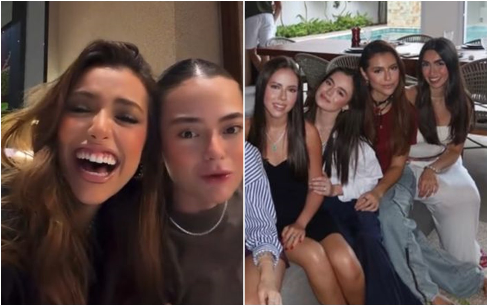 Influenciadora Duda Schusterr brinca com sotaque de amiga goiana e diz: ‘Cheguei na roça’ 