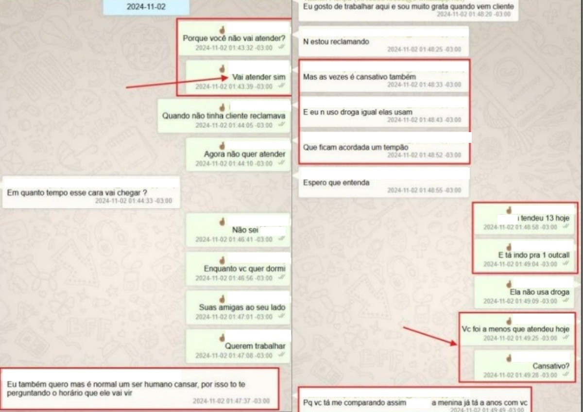Mensagens mostram controle rígido e exploração de vítimas de tráfico sexual na Irlanda: 'Enquanto você quer dormir, suas amigas querem trabalhar'