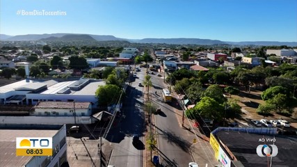 Bom Dia Tocantins traz imagens ao vivo do Aureny III