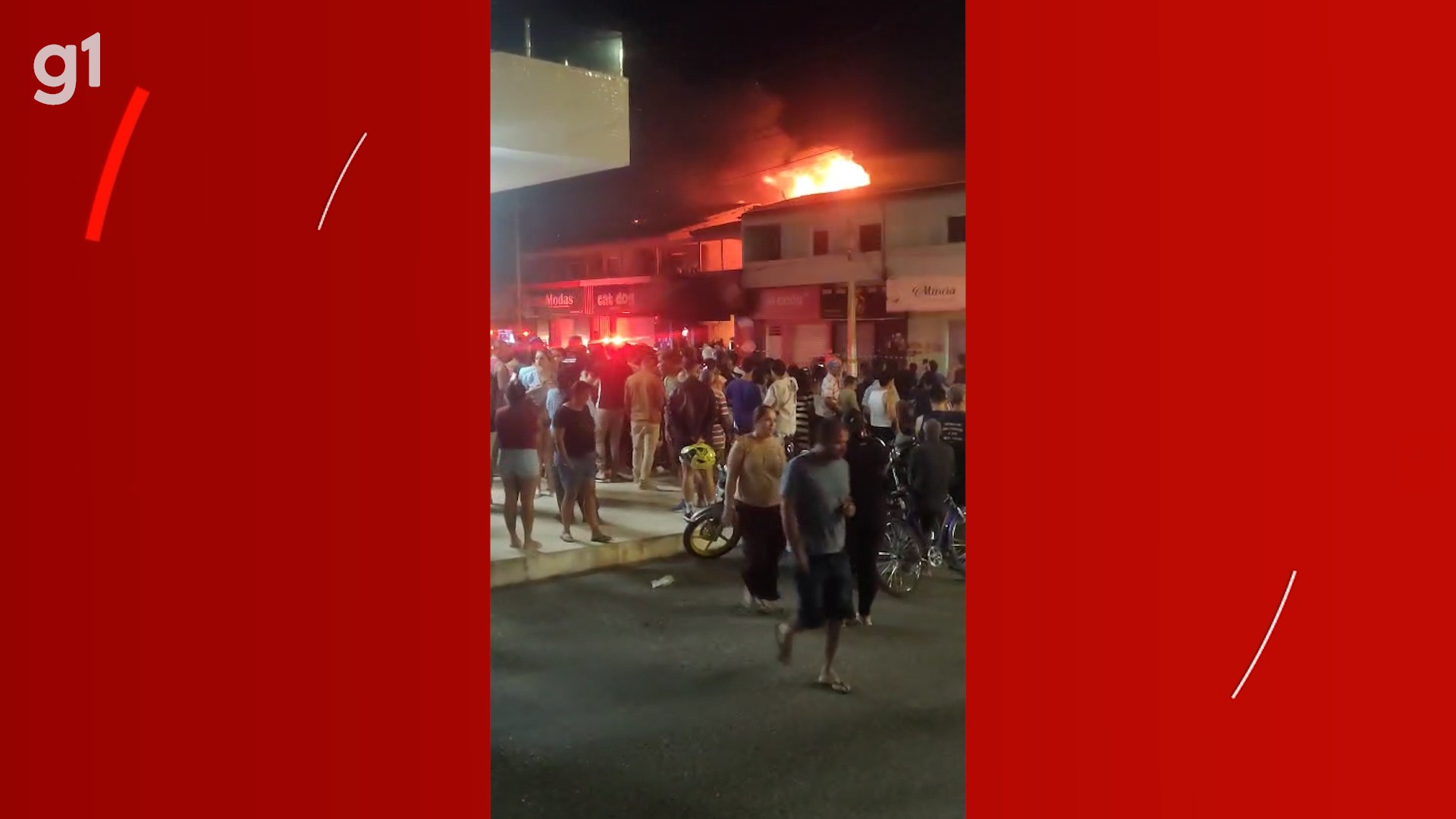 VÍDEO: incêndio destrói loja de roupas na Avenida dos Tropeiros, em Petrolina