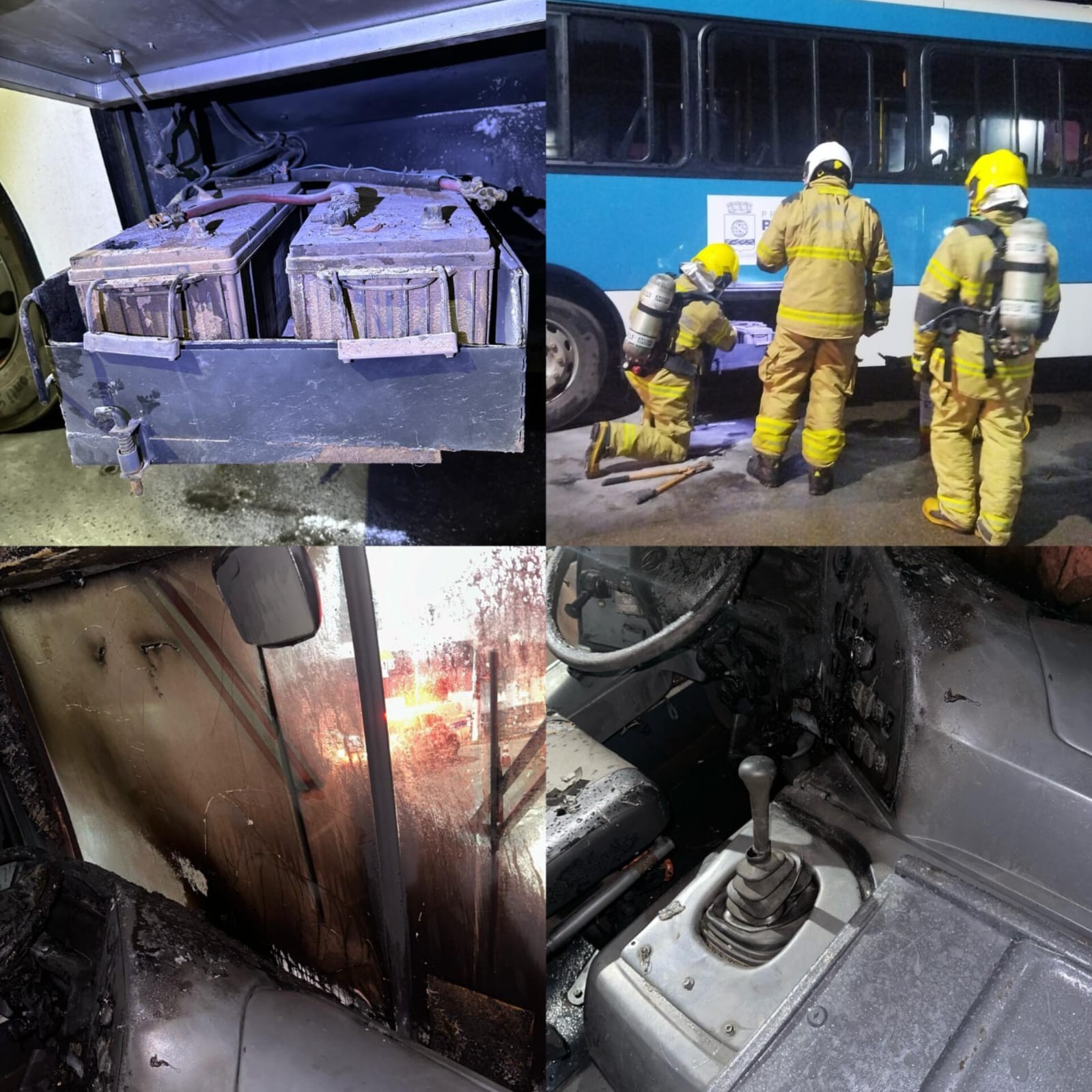 Ônibus pega fogo em Rio Branco e RBTrans diz que aquisição do veículo é recente