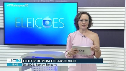 Justiça absolve eleitor de Pium que filmou o próprio voto durante eleição de 2022