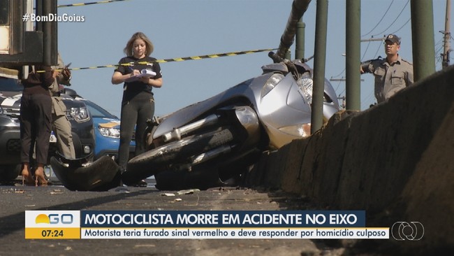 Motociclista morre em acidente com o Eixo Anhanguera, em Goinia