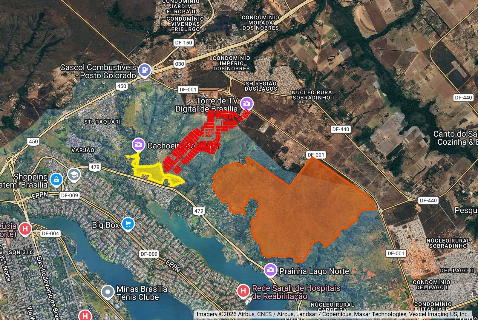 Serrinha do Paranoá: associação argumenta que área de parque não é a mesma incluída em projeto para salvar BRB